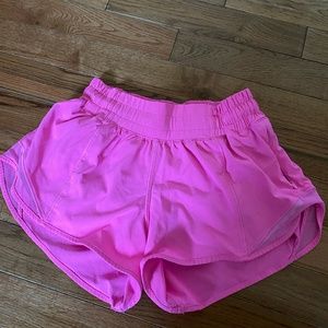 Hot pink Lululemon shorts